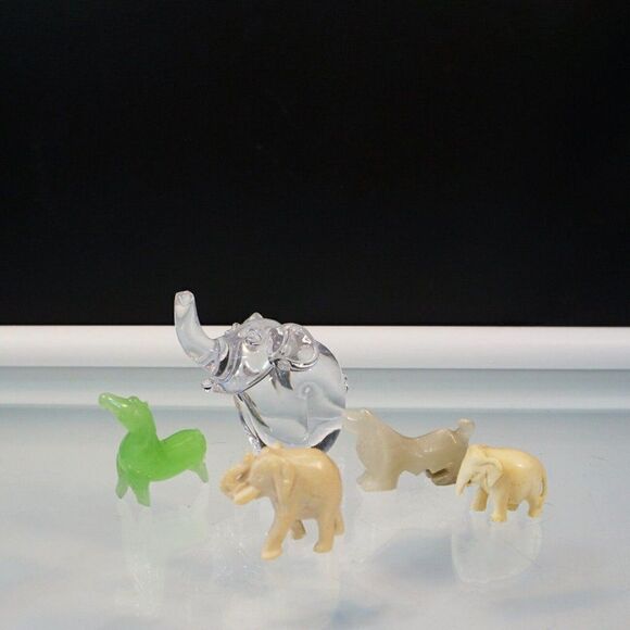 Damaged Animal Figurines For Mosaic Crafts Assemblage Creative Projects - Picture 1 of 6